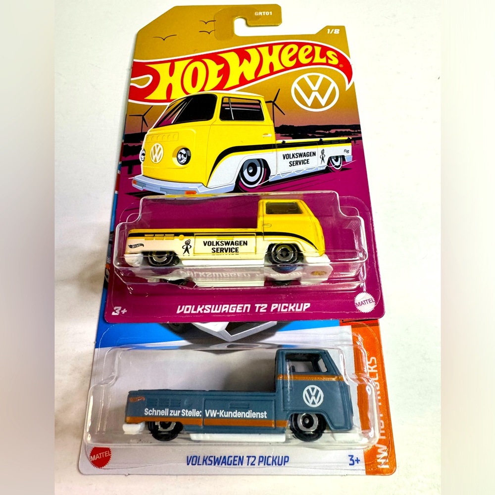 Hot Wheels 2022 & 2024 VOLKSWAGEN T2 PICKUP